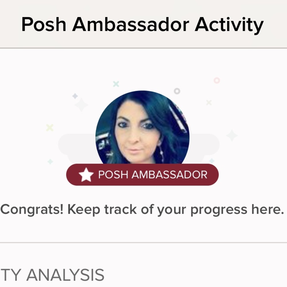 I'm a POSH AMBASSADOR!! 🌟🌟🌟